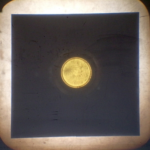 Corn syrup between crossed polarizers